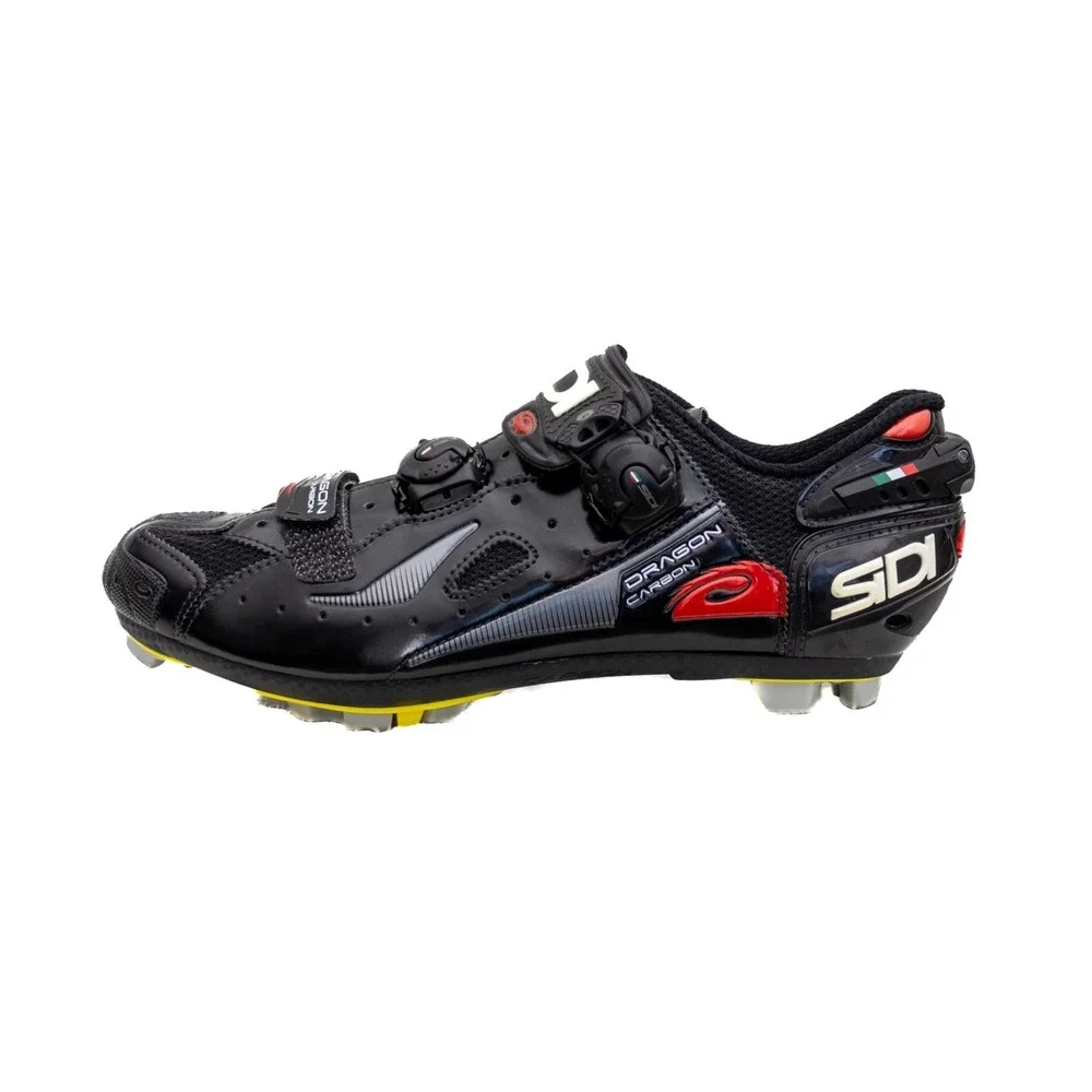 SiDi Dragon 4 carbon SRS mountain mesh‎ 2-bolt Mens MTB CX shoes EU 43.5 US 10.5